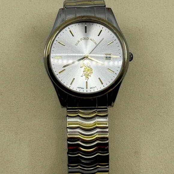 PRECISION by GRUEN 40mm Analog Wrist Watch, Two Tone Black/Gold - Picture 12 of 17